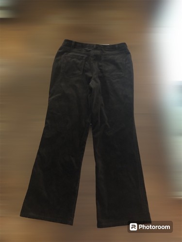 Pantalones de terciopelo marrón Kate Hill Petite 14P - Imagen 2 de 4