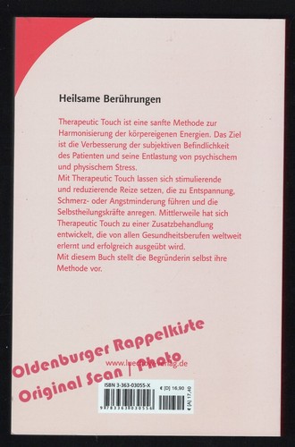 Therapeutic Touch: Die Heilkraft unserer Hände  - Krieger, Dolores - Afbeelding 2 van 2