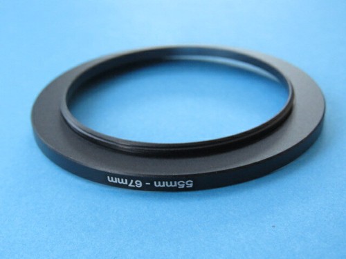 55mm to 67mm Step Up Step-Up Ring Camera Filter Adapter Ring 55-67mm - Picture 2 of 2