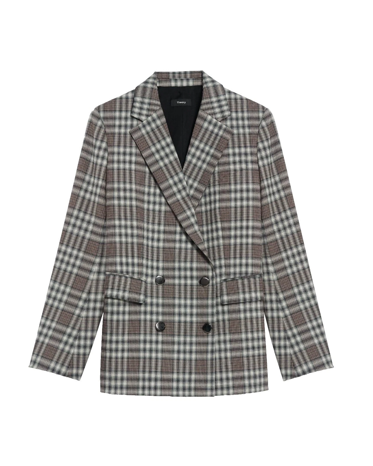 Пальто, куртки и жилеты для женщин Theory Plaid