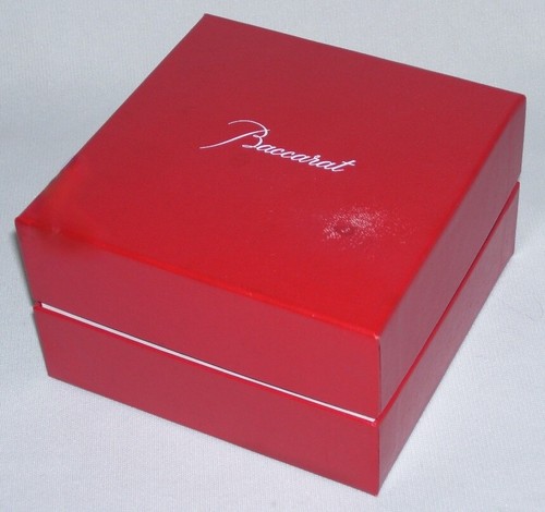 BACCARAT ~ Pair Amber Crystal YEAR OF THE RAT Chopstick Rests w/Box ~ France - Picture 8 of 8