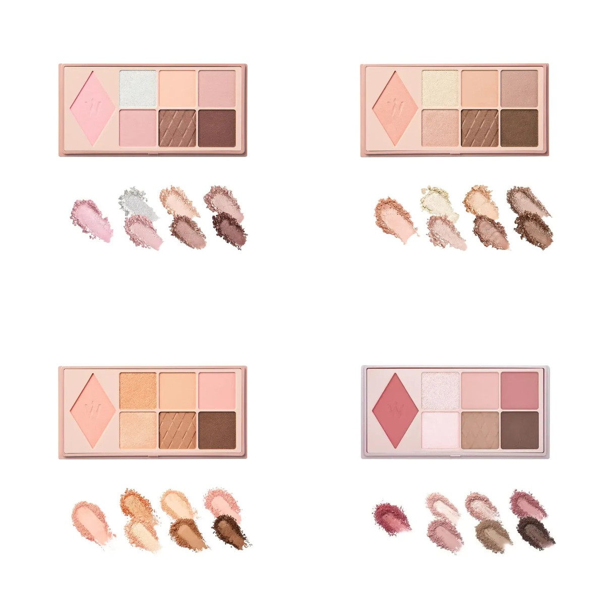 Wonjungyo W Daily Mood Up Palette Eyeshadow 8g Glitter Matte Pink