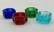 Mosser  Salt Cellar / Salt Dip Hexagon Shaped - Choice of Colors - New