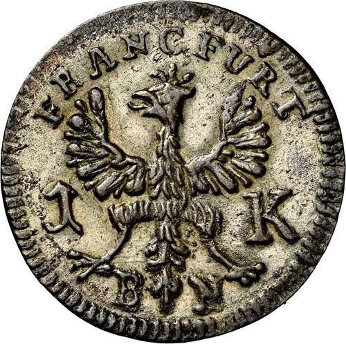 1773 BN GERMANY FRANKFURT 1K NGC AU 58 - Picture 5 of 5