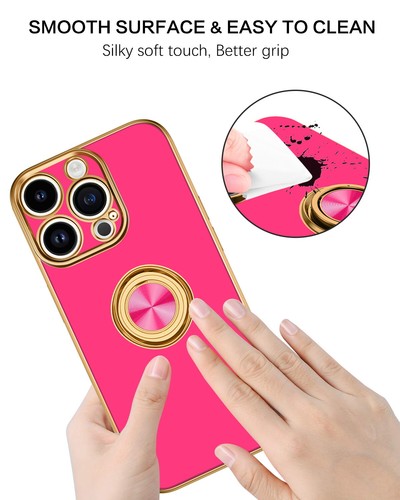 For iPhone 15 14 13 12 11 Pro Max Shockproof Kickstand Ring Rugged Case Cover - Picture 104 of 199