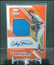 2021 Panini Elite Extra Edition Cody Morissette AUTO Future Threads Orange /149