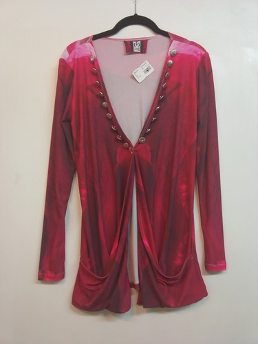 NWT pmwaterlily athletic jacket by Patricia Michaels size medium - 第 3/7 張圖片