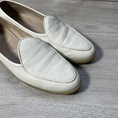 Baudoin & Lange Schuhe Damen Größe 4 (EU 37) Weiß Leder Slipper Flach Designer - Bild 2 von 7