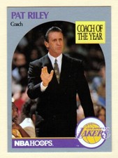 1990  PAT RILEY   NBA HOOPS CARD #317