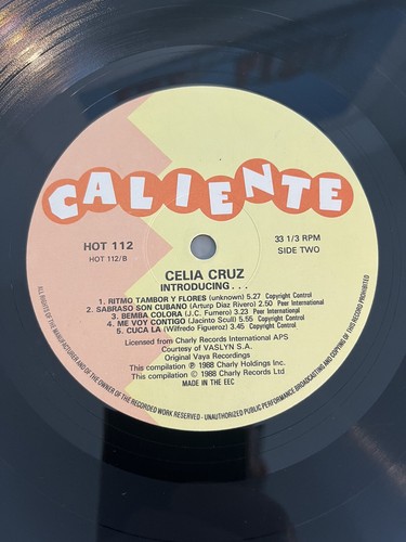 Celia Cruz-Introducing - Vinyl - Picture 4 of 5