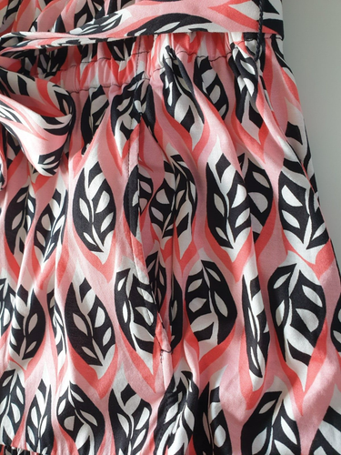 MARC CAIN Maxikleid Kleid mit Gürtel Blatt - Print Gr. N5 - 42 NEU - Bild 10 von 13