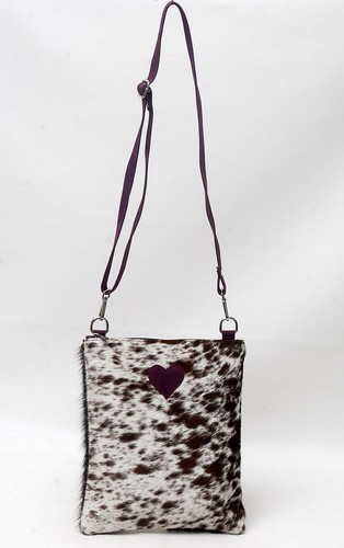 100% Real Cowhide Leather Cross body Purse Handbag Shoulder Bag SB5010