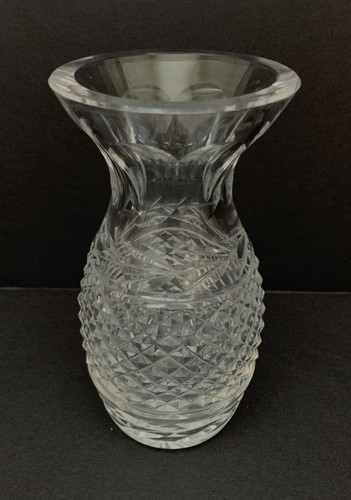 Waterford Cut Crystal GLANDORE Flower Vase 5 1/2” MINT! - Picture 1 of 2