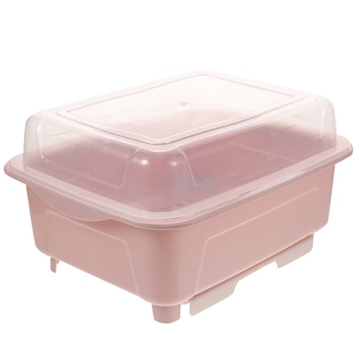 Dustproof Storage Box Kitchen Draining Rack Dish Saving Baby - Picture 8 of 12