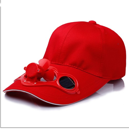 Sun Visor Cap Summer Baseball Hat Sport Outdoor Solar Sun Power Cooling Fan - Picture 10 of 15