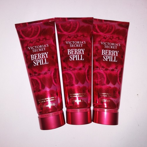 3er Set Victoria Secret Duftlotion Beerenüberlauf volle Größe je 8 Unzen Geschenkset - Bild 3 von 17