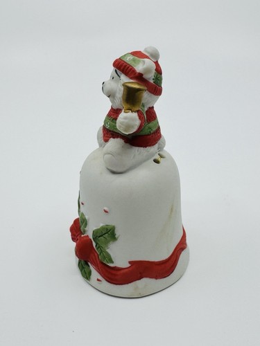Vintage Christmas Around the World House Of Lloyd Snow Bear Bell #54-723 - Picture 7 of 8
