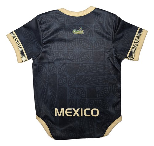 Mexico Baby Outfit Infant bodysuit Fan Cañeros de los Mochis Lightweight Black - Picture 2 of 2