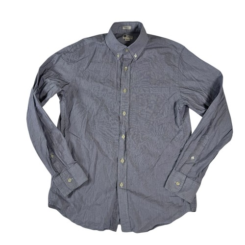 J.Crew Blue White Striped Tailor Fit Long Sleeve Button Down Shirt Men's Size S - Picture 1 of 24