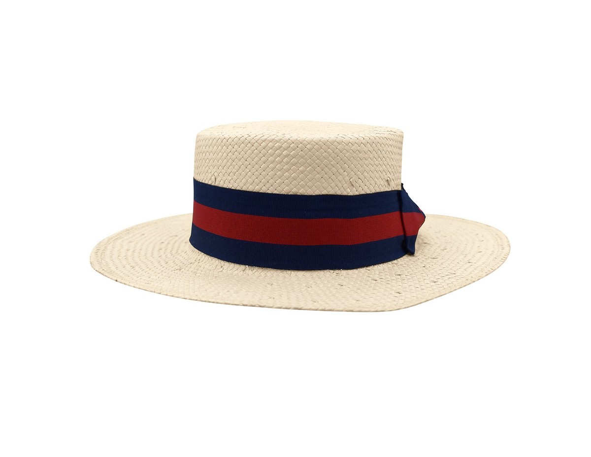 Gatsby Skimmer Boater Hat Straw Panama Hat Fedora Sun Hat