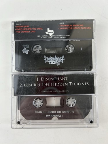 Steel Bearing Hand S/T & Promo Cassette Tape Lot Dallas Texas Thrash Death Metal - Picture 2 of 9