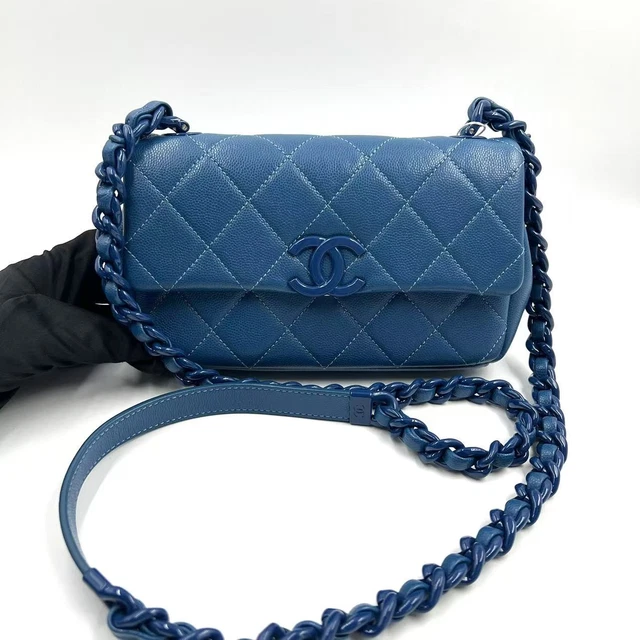 11.03 017 Chanel My Everything Flap Bag Quilted Caviar Small Shoulder Bag