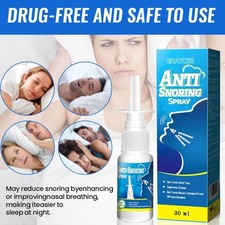 AntiSnoring Alleviation Remedy Snoring Nasal Spray Snore Spray Stop 30ml New-