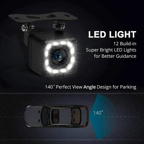 Car rear view backup camera parking lot system night vision+4.3 "rearview mirror - Picture 12 of 13