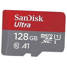  Ultra microSDXC UHS-I Memory Card - Up to 140 MB/s, C10, U1, Full HD, 128GB