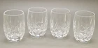 Vtg 2 1/4" Waterford LISMORE Star Cut Bottom Shot Glasses Set Of 4 Discontinued