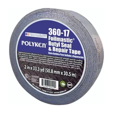 Polyken FoilMastic Butyl Seal & Repair Tape (360-17): 2 in. x 100 ft. (Silver)