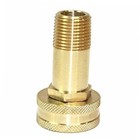  FGF06 3/4" GHT Female x 3/8" Male NPT Hose Fitting - Swivel 1