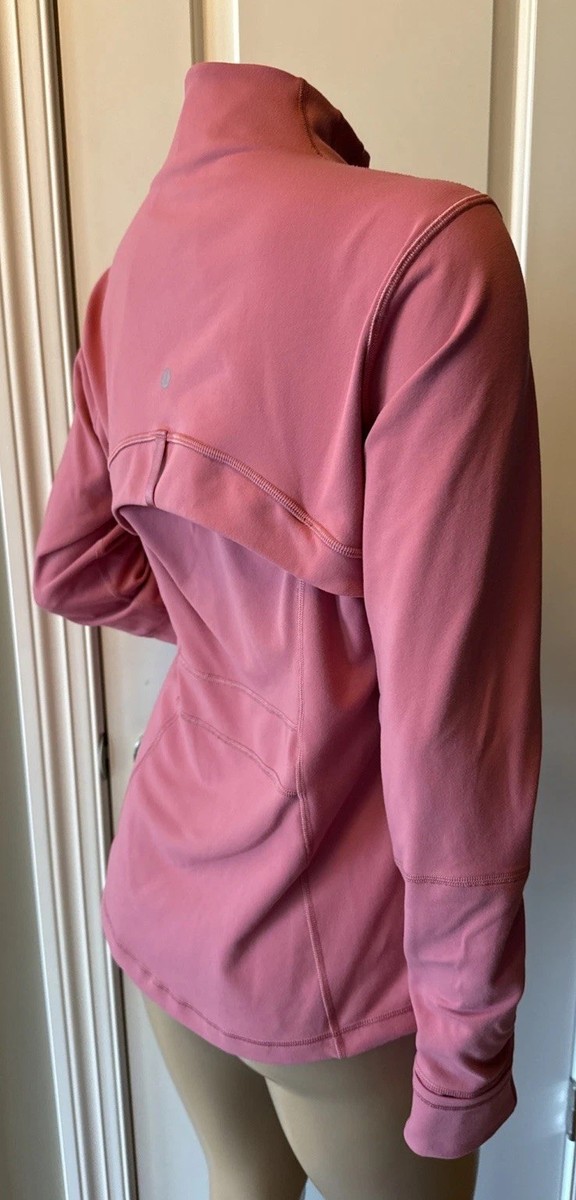 LULULEMON Women's Jacket Define Luon Full Zip Size 10 Rose