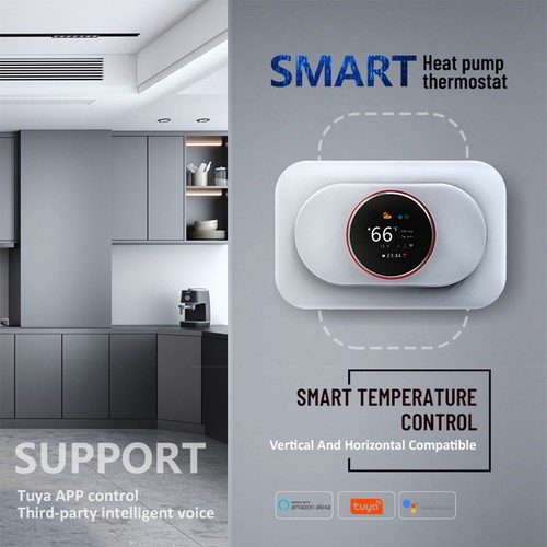 Smart Programmable Heat Pump Thermostat For Home WiFi Control WKLX - Picture 4 of 8