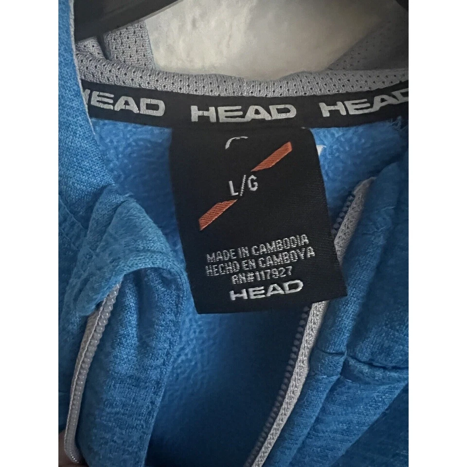 HEAD Sudadera Atlética Jóvenes Niñas Con Capucha Cremallera Talla Grande 14/16 Foto 4 de 4