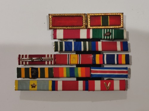 Cinta de suboficial de conducta unidad superior logro elogio meritorio del ejército de los Estados Unidos - Imagen 2 de 3