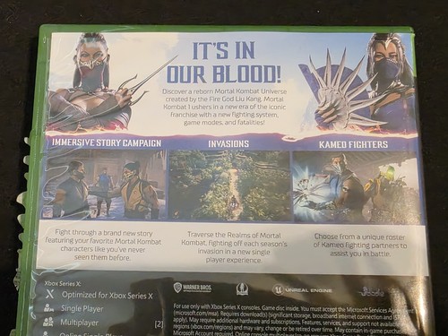 Mortal Kombat 1, Xbox Series X, Disc & Case, Warner Bros, Great Condition, 2023 - Picture 5 of 7