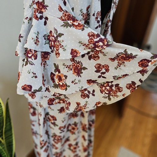 Wrangler Retro Cardigan Boho Duster Floral Free People Size Medium - Picture 5 of 9