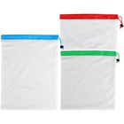  15 Pcs Small Net Bags Drawstring Fruit and Vegetable Produce Mesh