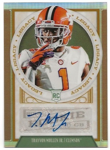 Trayvon Mullen Jr. 2019 Panini Legacy Premium Edition Bronze Prizm /35 Auto - Picture 1 of 2