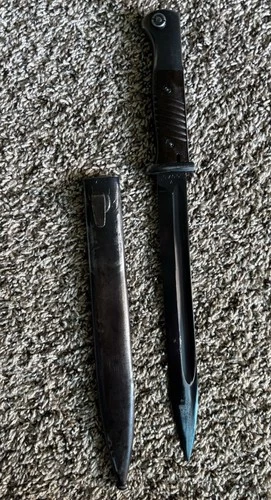 WWII WW2 German S84/98 III Matching Army Military Bayonet K98 Bakelite Grip