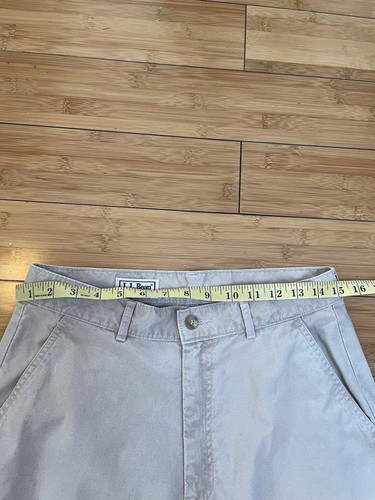 Vintage LL Bean Tropic Weight Hose Herren 30/30 beige 90er Jahre 100% Baumwolle - Bild 11 von 16