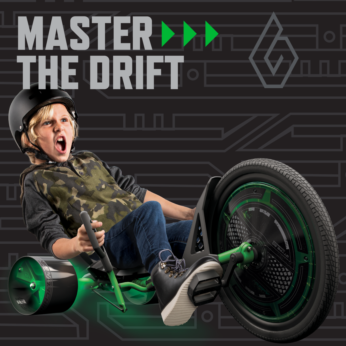 Buy Huffy 98623 Green Machine Drift Trikes for Kids online | eBay