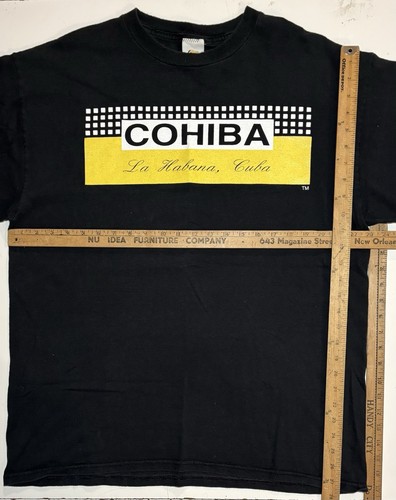 Vintage Cohiba La Habana Cuba T-Shirt Herren XL Rap Hip Hop Grunge Skate Zigarre - Bild 4 von 6