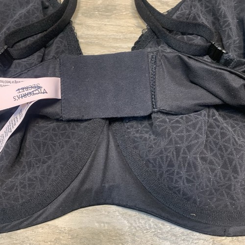Sujetador Victoria Secret Perfect Coverage Minimizer Negro Talla 36 DDD Con Aros - Imagen 10 de 12