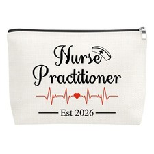 Mxrymvu New Nurse Practitioner Gifts Cosmetic Bag New Nurse Graduation Gifts ...