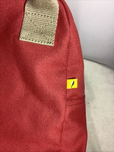 Fluf~ Borsa Porta Pranzo “Poppy” Arancione-Rosso con Manici 11”H X 8”W X 5”D Usato in Ottime Condizioni - Foto 9 di 17