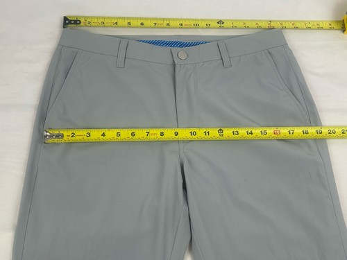 Bonobos Mens Golf Pants Highland Performance 33x27 Slim Fit Gray Shirt Gripping - Picture 17 of 24