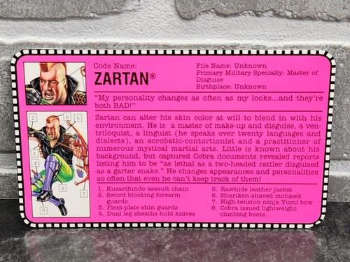 G.I. Joe File Cards Mostly 90s + (You Pick) - Picture 86 of 86