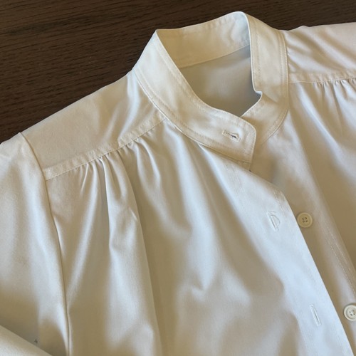 Union Made White Button Down Scrubs Top Vintage Large Z49 - Picture 6 of 10